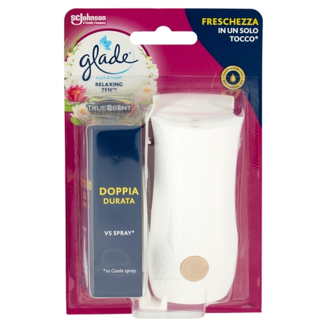 Glade Touch & Fresh Base, Profumatore per Ambienti istantaneo, Relaxing Zen 10 ml